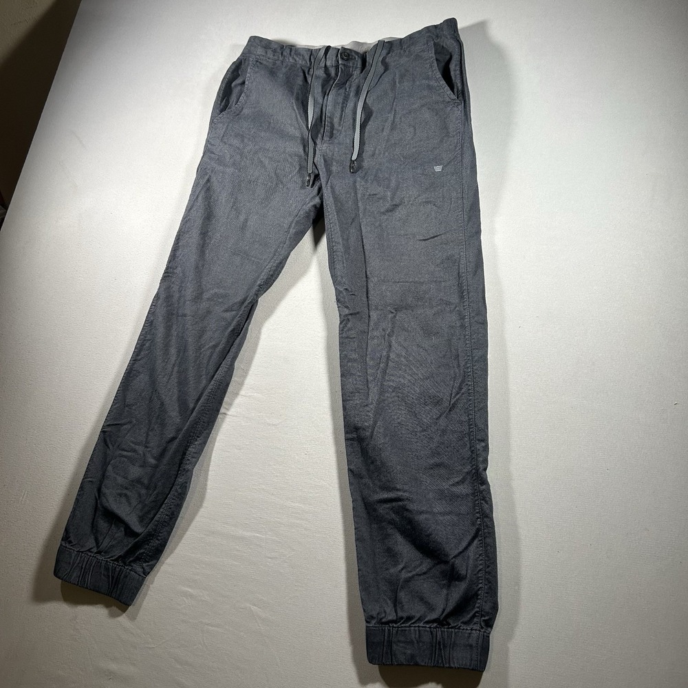 Mack Weldon Men's Gray Jogger Pants Elastic Waist Cotton Spandex Medium